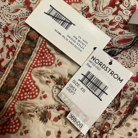 SEA Ivette Tiered Printed Cotton Mini Dress - Picture 5 of 6